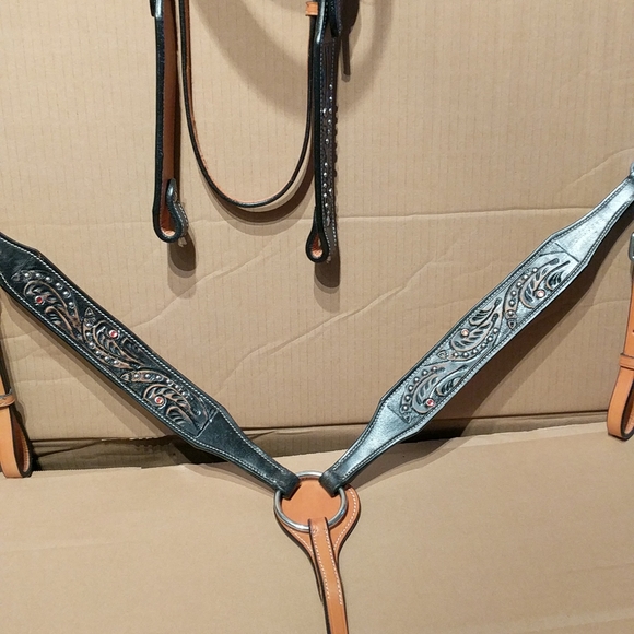 Western Headstall and Breast collar New - Picture 5 of 8